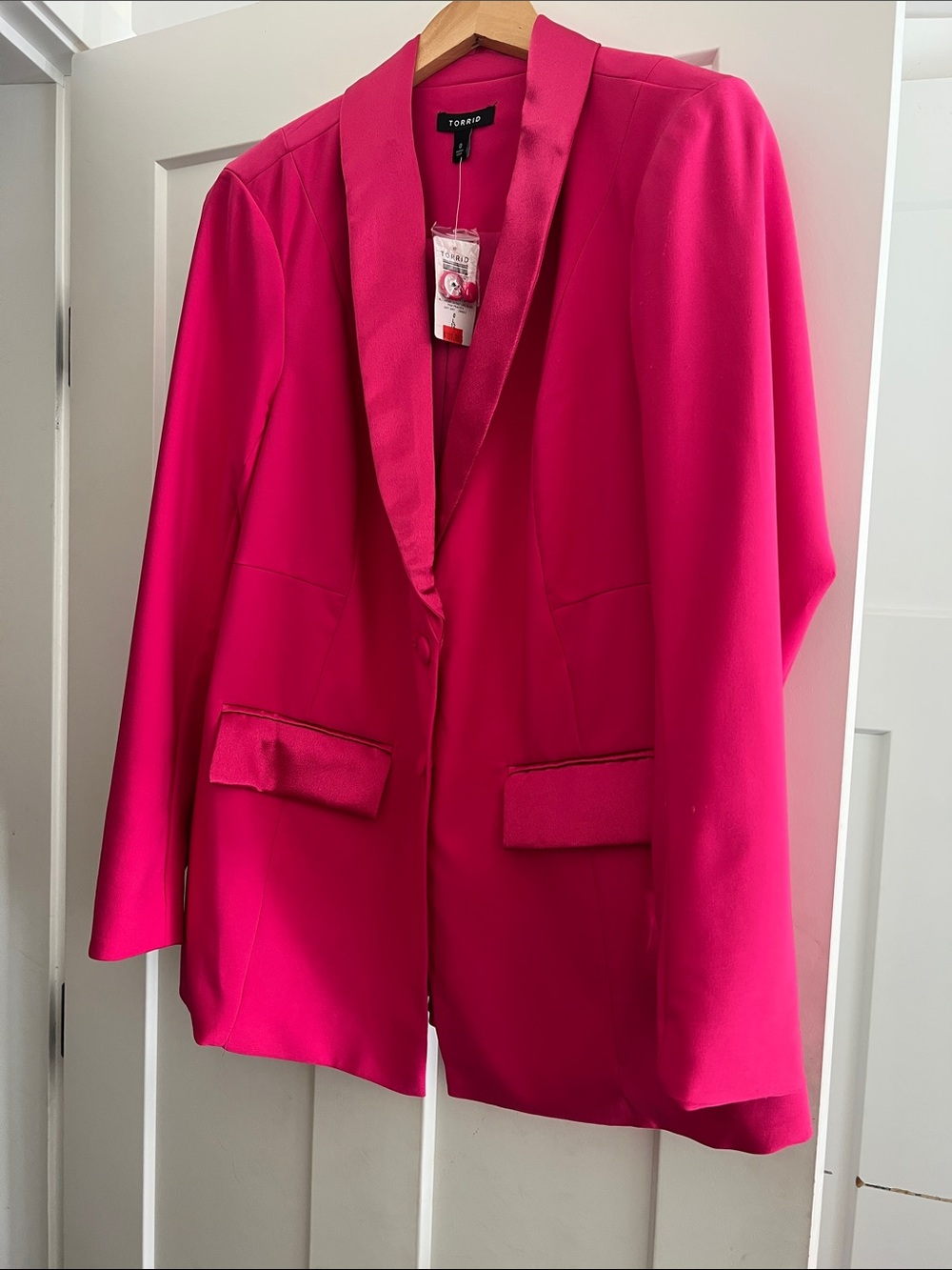torrid Bright Pink Tailored Blazer